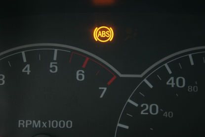 antilock brake system warning light on dash