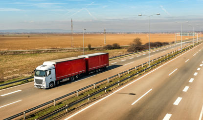 double trailer semi truck