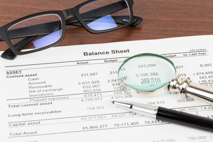 accounting balance sheet