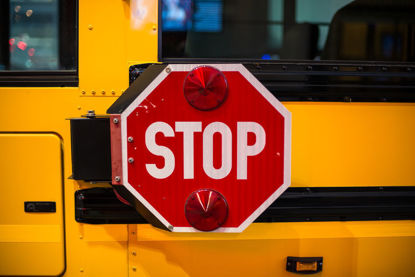 school bus stop sign